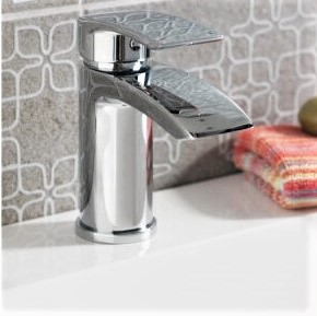 Coll Chrome Mono Basin Tap Waste And Push Waste