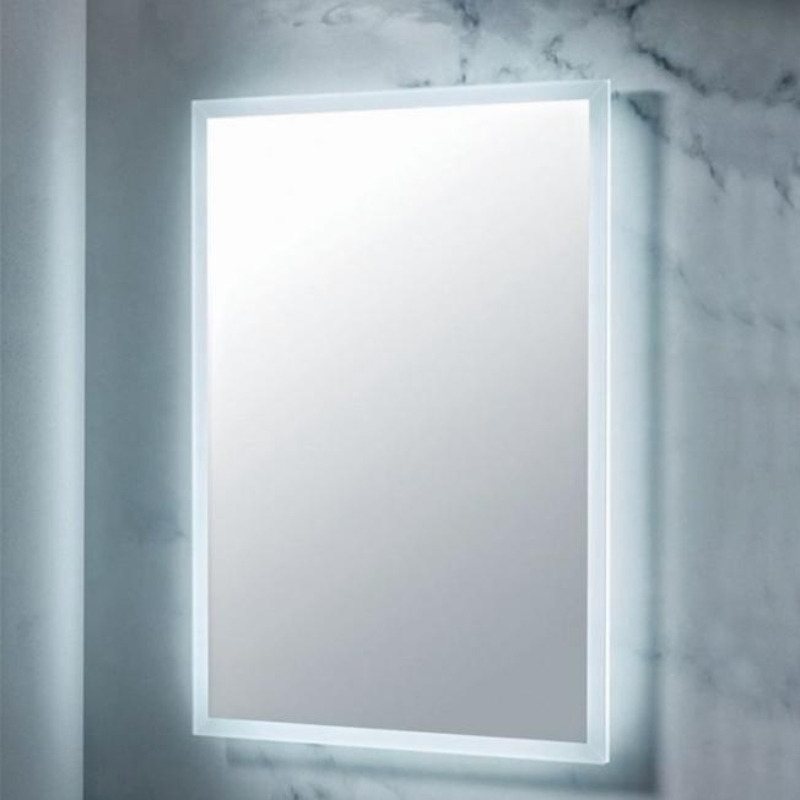 LED Mirror With Demister Pad & Shaver Socket 600mm x 800mm Mosca