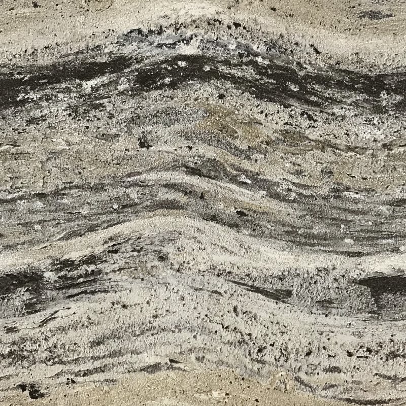 Marbled Grey Stone Shimmer Effect Feature Wallpaper