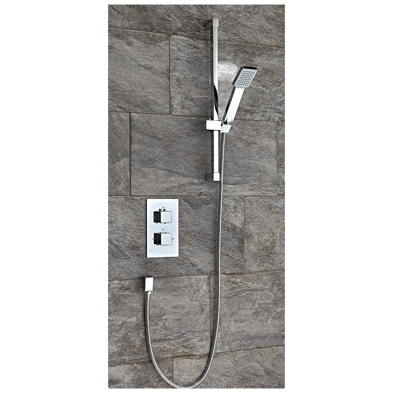 Square Thermostatic Shower Set One