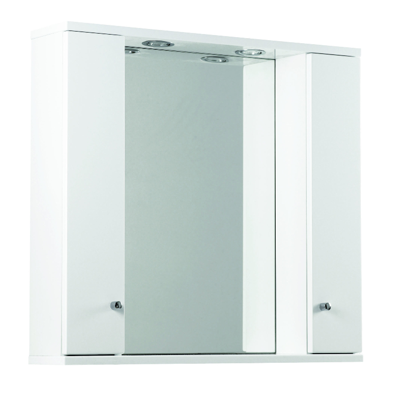Traditional Mirror Unit Gloss White 850
