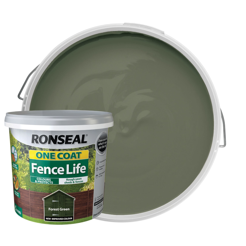 Ronseal Fence Life Forest Green 5 litre