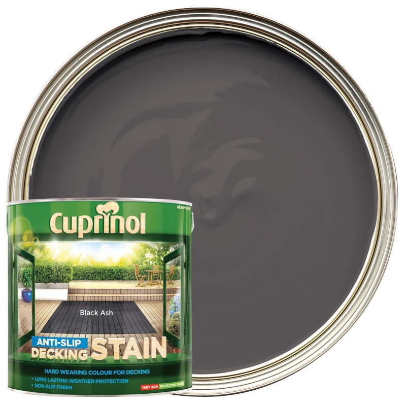 Cuprinol Decking Stain Black Ash 2.5 litre