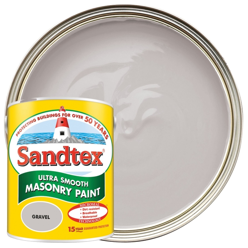 Sandtex Ultra Smooth Gravel Masonry Paint 5 litre