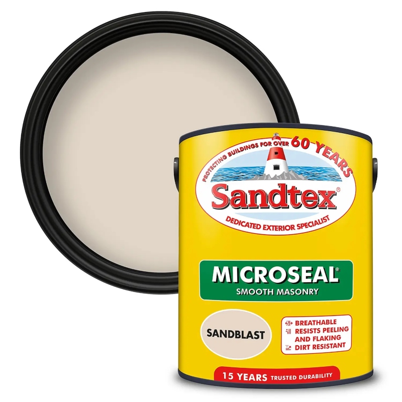 Sandtex Ultra Smooth Sandblast Masonry Paint 5 litre