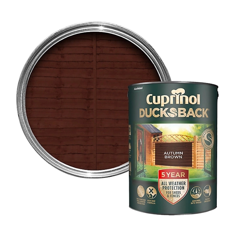 Cuprinol Ducksback Autumn Brown 5 litre