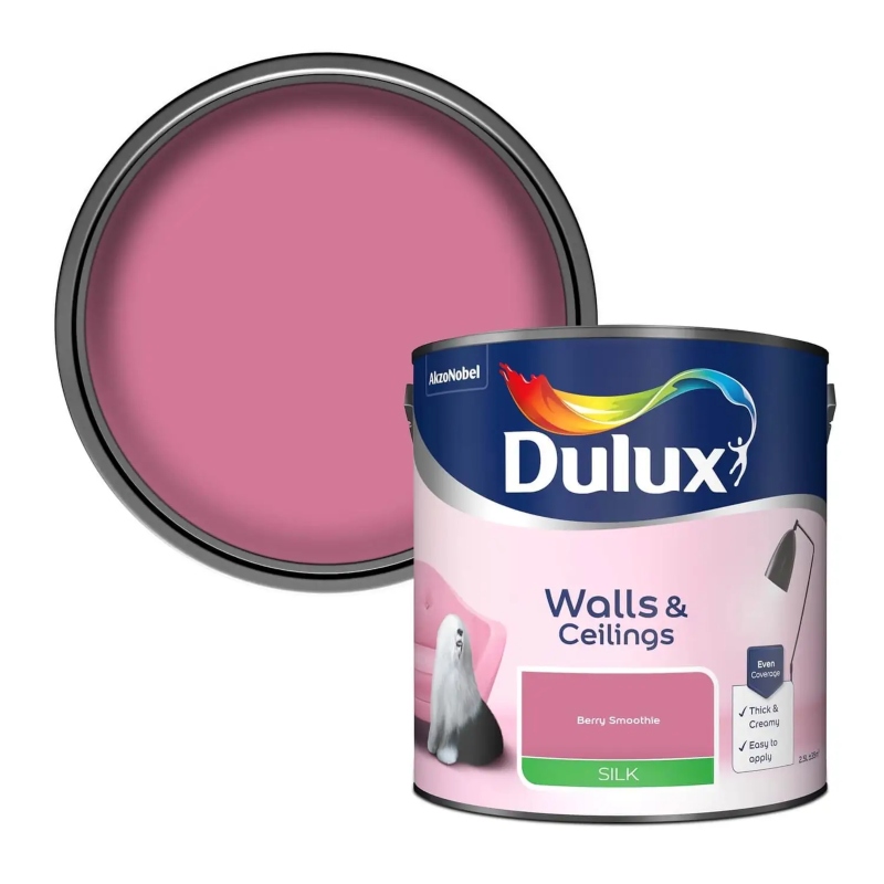 Dulux Berry Smoothie Silk Emulsion Paint 2.5litre