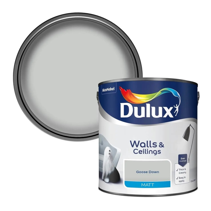 Dulux Goose Down Matt Emulsion Paint 2.5litre
