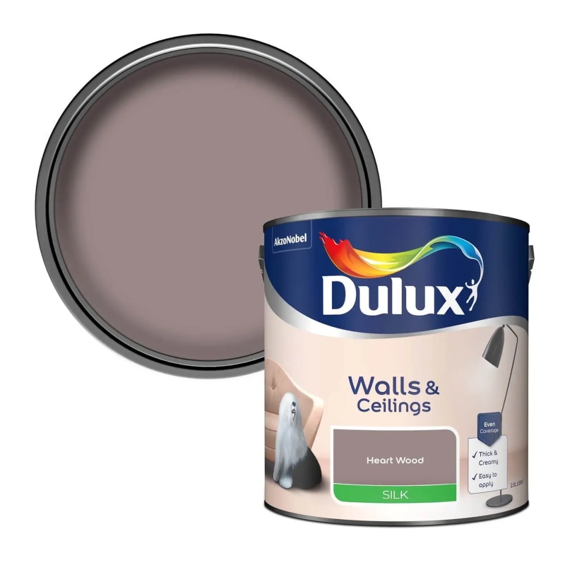 Dulux Heart Wood Silk Emulsion Paint 2.5litre