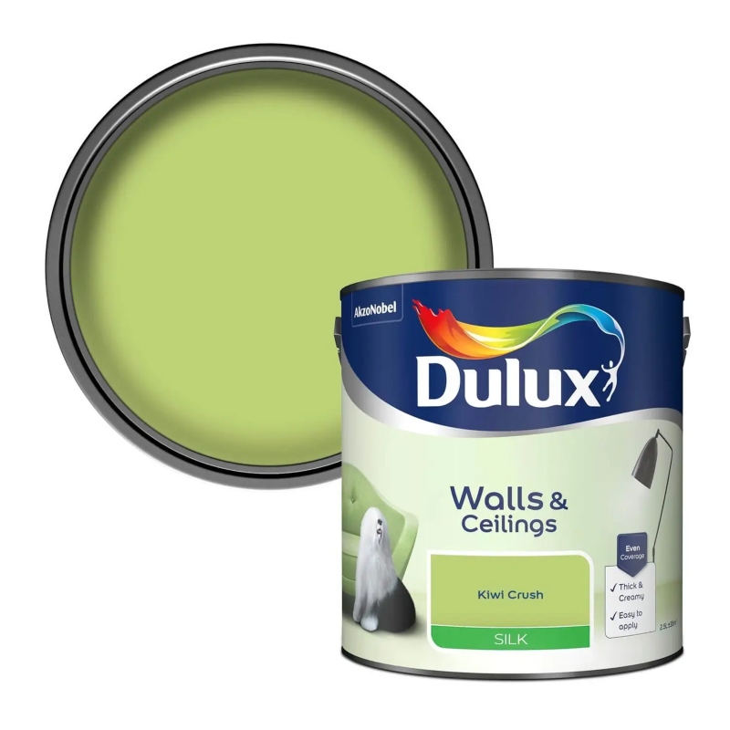 Dulux Kiwi Crush Silk Emulsion Paint 2.5litre