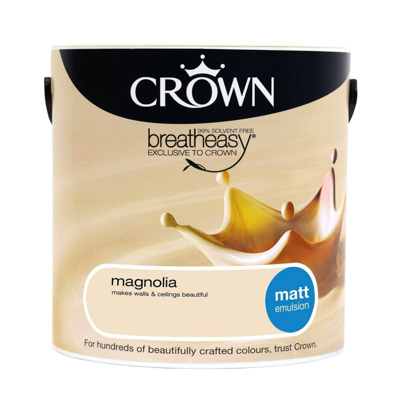 Crown Magnolia Matt Emulsion Paint 2.5litre