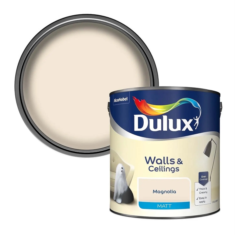 Dulux Magnolia Matt Emulsion Paint 2.5litre