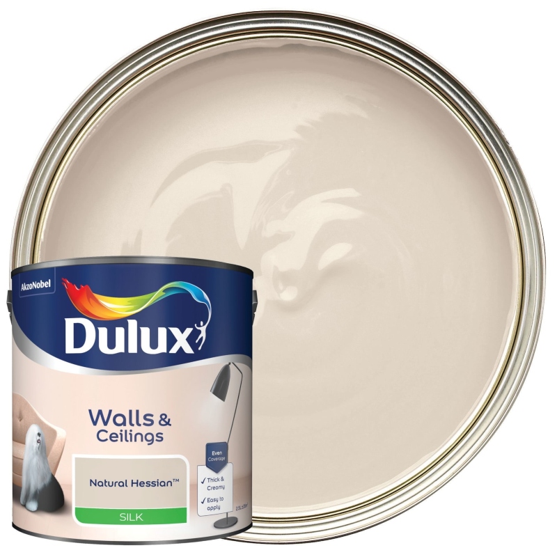 Dulux Natural Hessian Silk Emulsion Paint 2.5litre