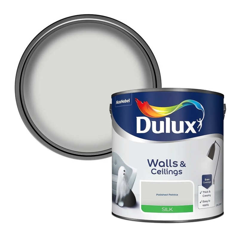 Dulux Polished Pebble Silk Emulsion Paint 2.5litre