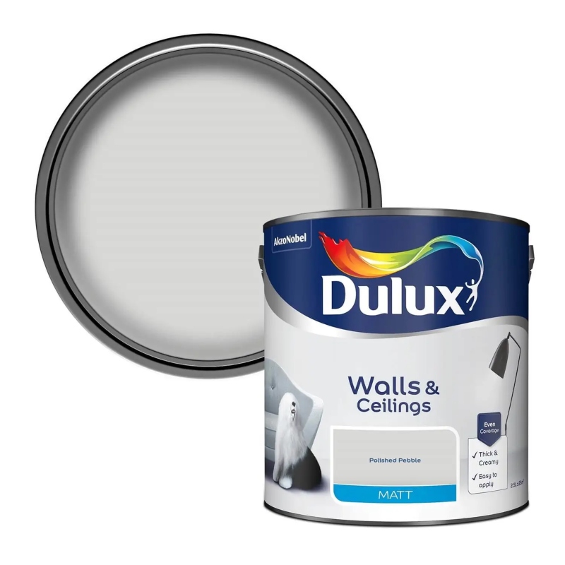 Dulux Polished Pebble Matt Emulsion Paint 2.5 litre