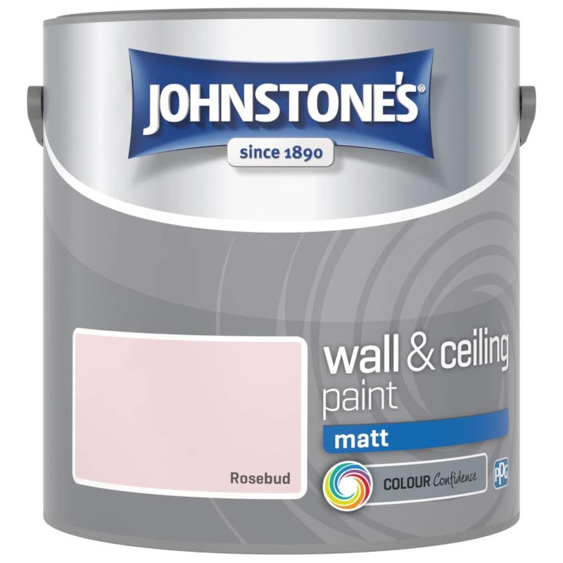 Johnstone’s Rosebud Matt Emulsion Paint 2.5litre