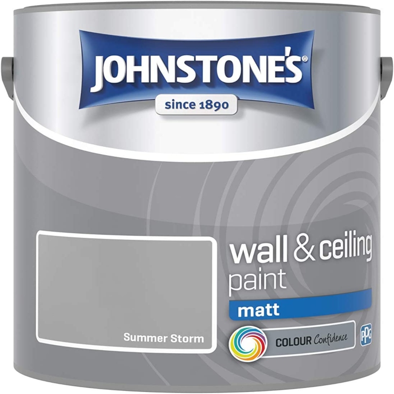 Johnstone’s Summer Storm Matt Emulsion Paint 2.5litre