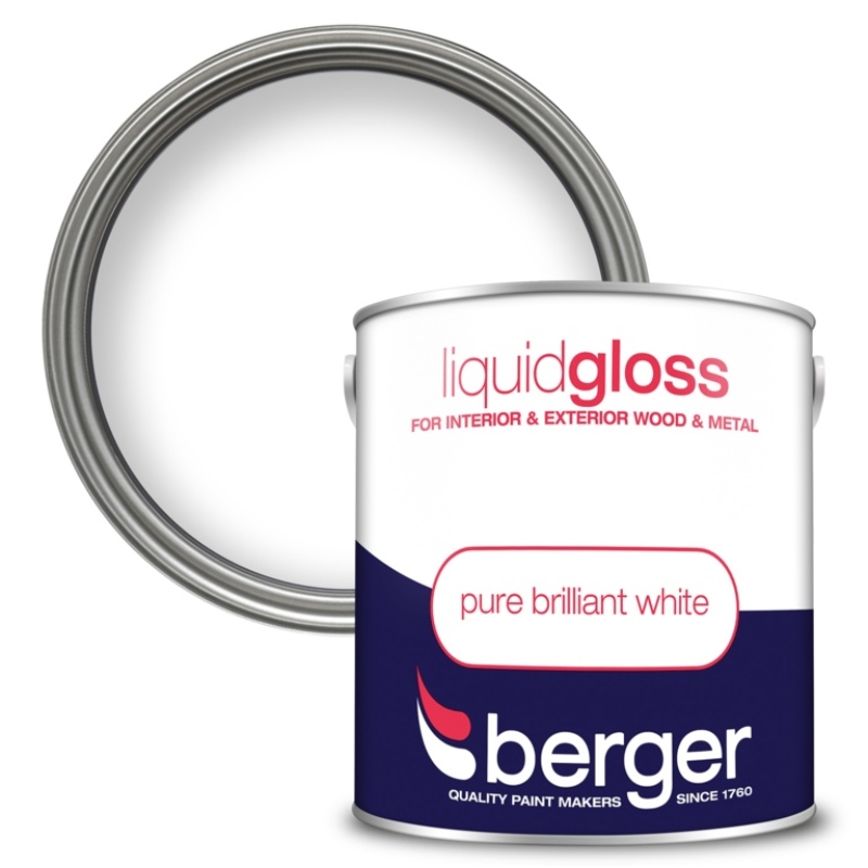 Berger Liquid Gloss Pure Brilliant White 2.5litre