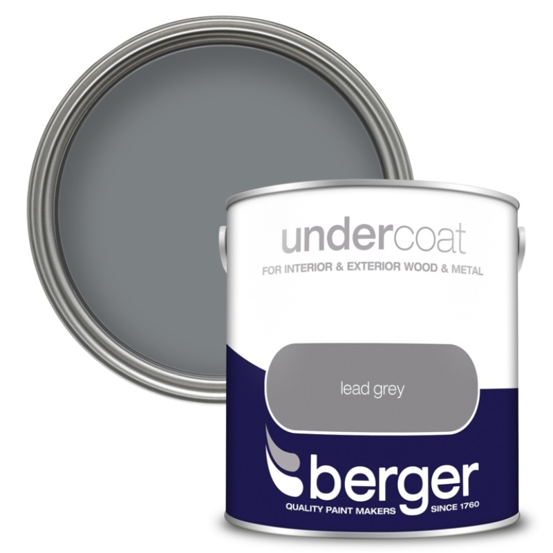 Berger Undercoat Lead Grey 2.5litre
