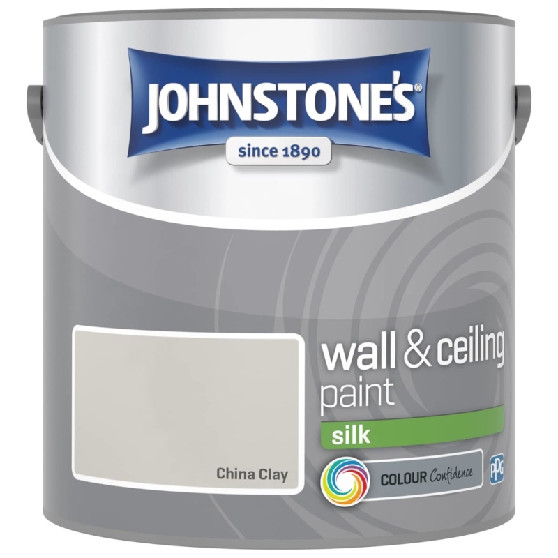 Johnstone’s Silk China Clay Emulsion Paint 2.5litre