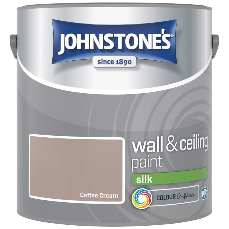 Johnstone’s Silk Coffee Cream Emulsion Paint 2.5litre