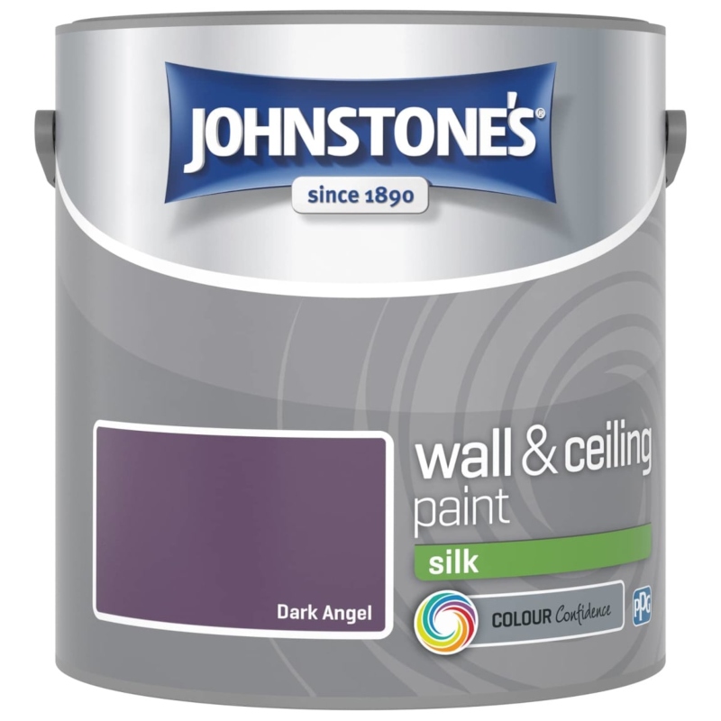 Johnstone’s Silk Dark Angel Emulsion Paint 2.5litre