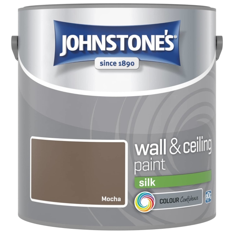 Johnstone’s Silk Mocha Emulsion Paint 2.5litre