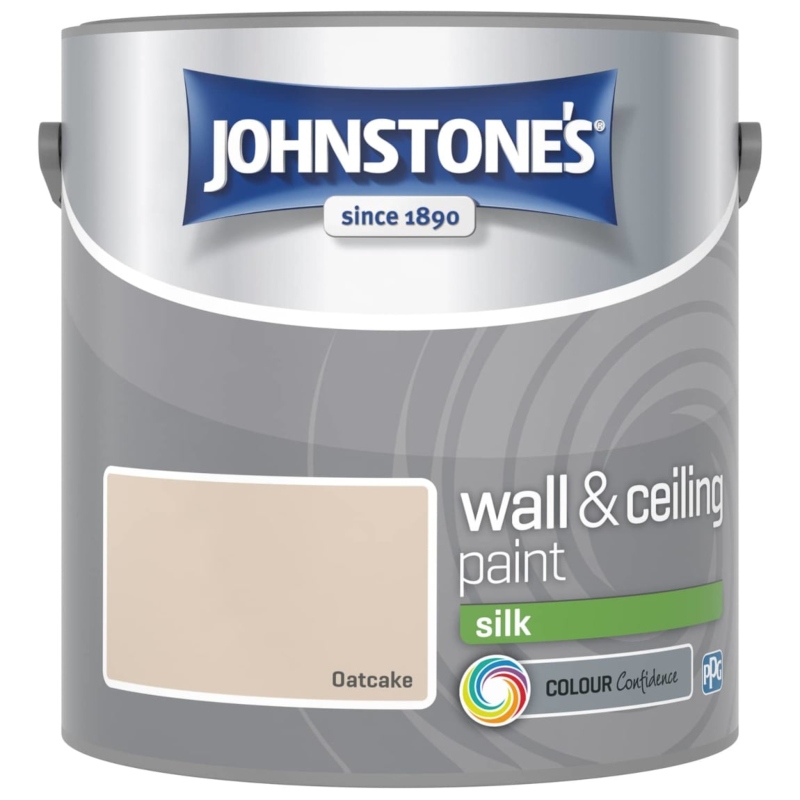 Johnstone’s Silk Oatcake Emulsion Paint 2.5litre