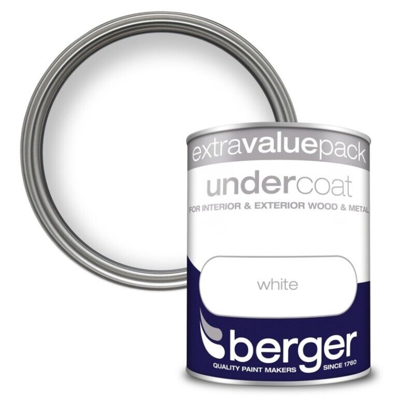 Berger Undercoat White 1.25litre